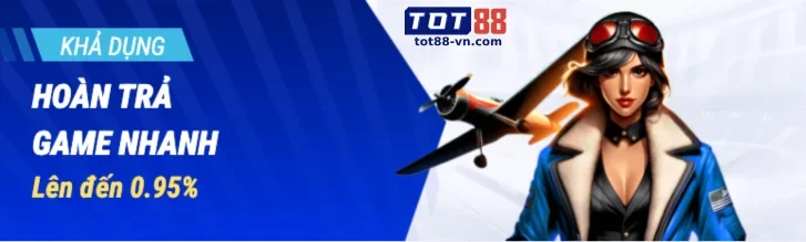 Tỷ lệ hoàn trả và trả thưởng của TOT88